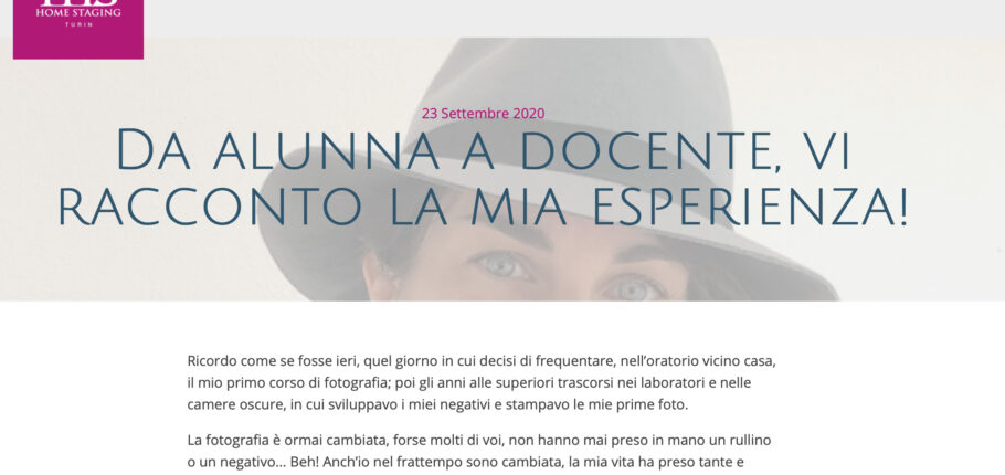 Da alunna a docente